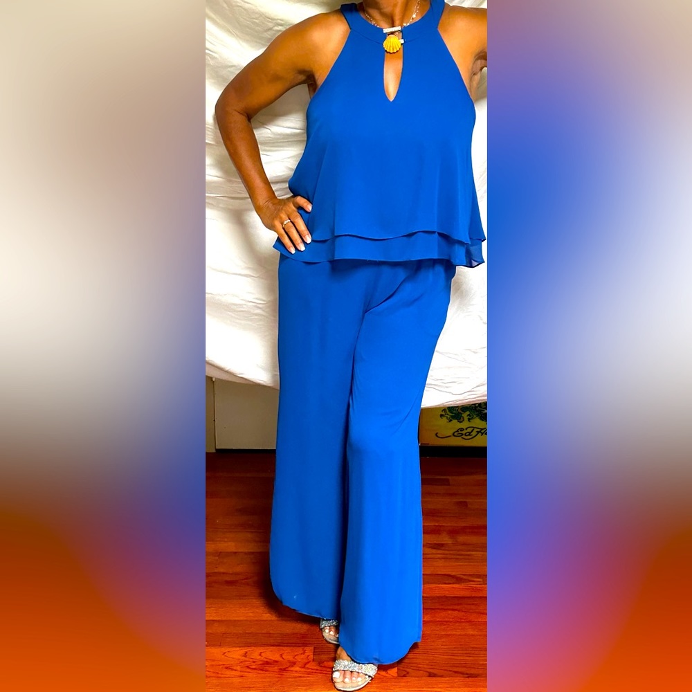 One piece chiffon jumpsuit